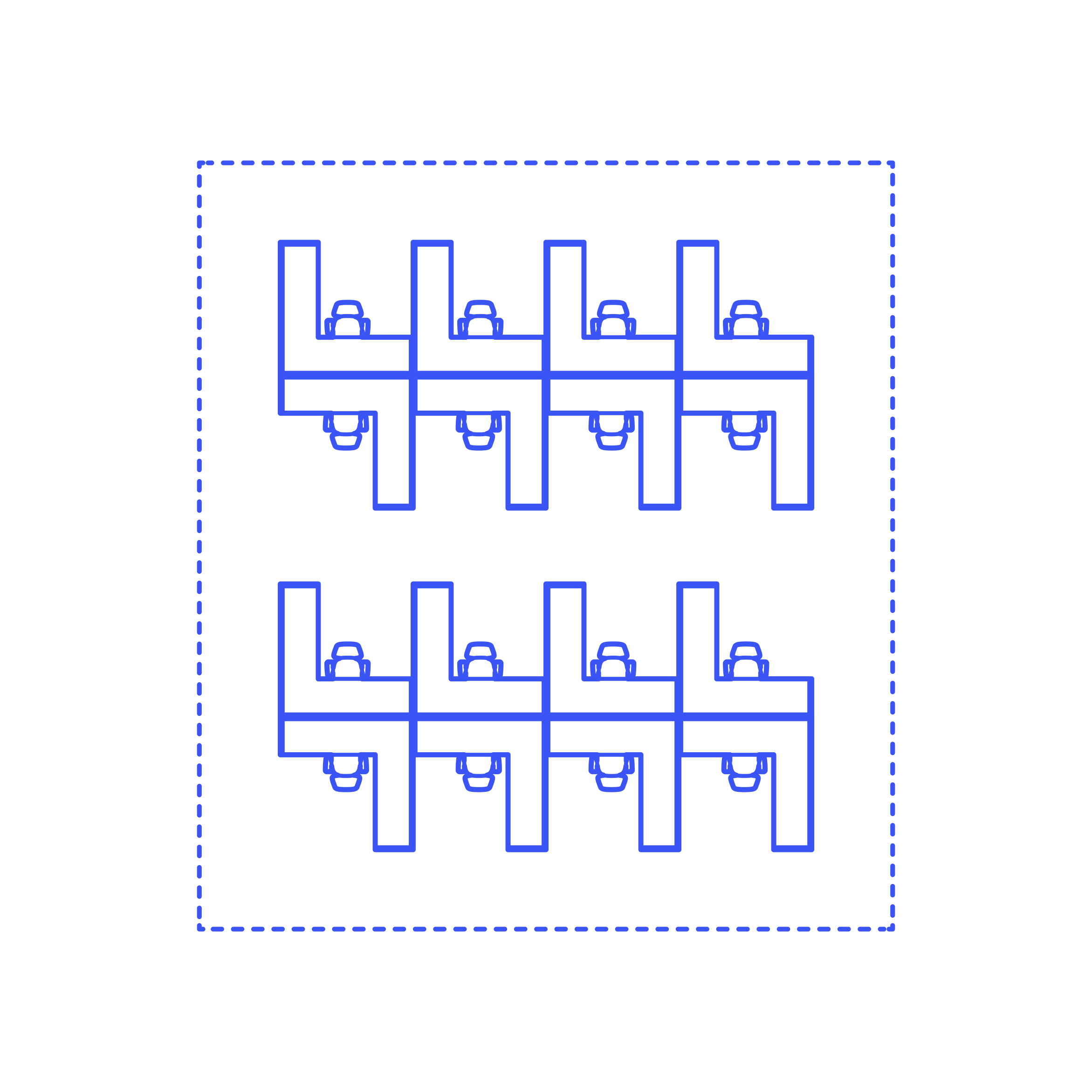 Layouts Open Offices Cubicles L Shape Facing Craft Design Svg File Free Vectors